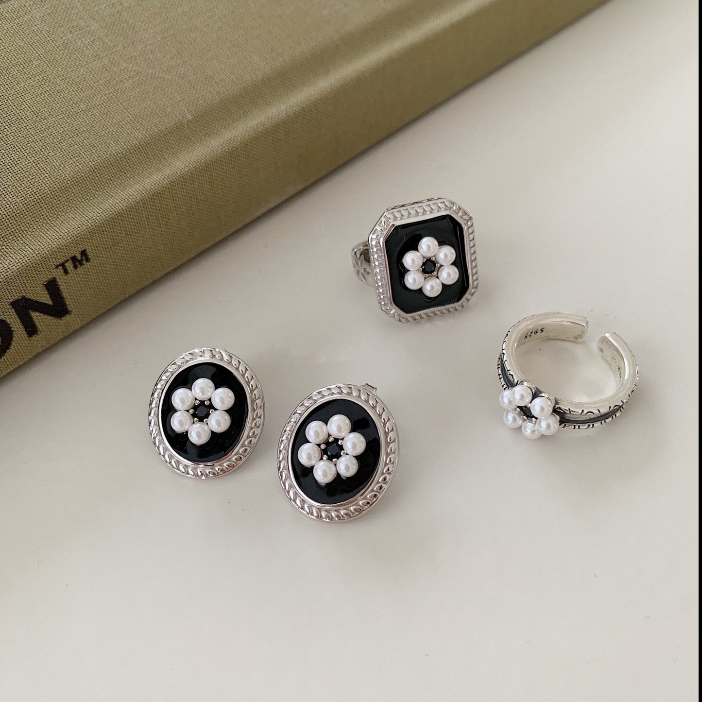 DRIP GLAZE PEARL EARRINGS